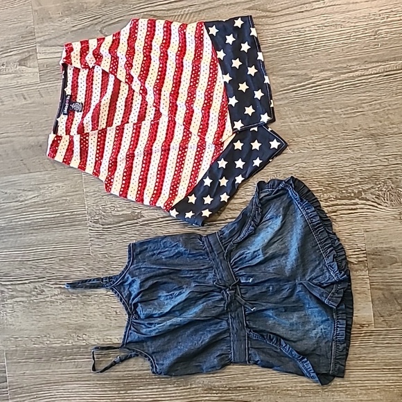 Limited Too Matching Red, White & Blue Outfit - Picture 1 of 5